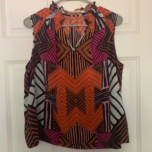 Marie Oliver Colorful Patterned Tank Top